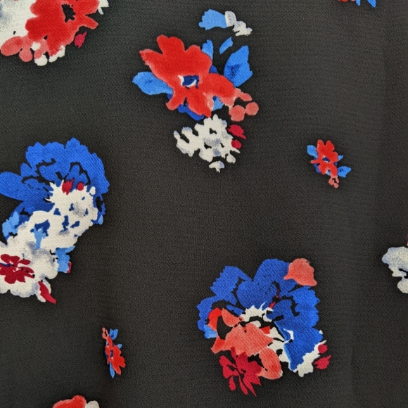 VINCE CAMUTO (Petite) Floral Bomber Jacket, LARGE - Picture 6 of 9